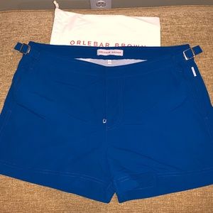 Orlebar Brown Cadet Blue Springer Swim Shorts--34"